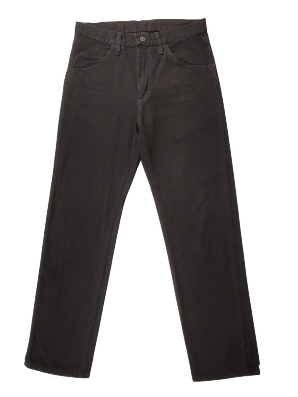 Rustler Straight Leg Black Denim Jeans Mens 30x30